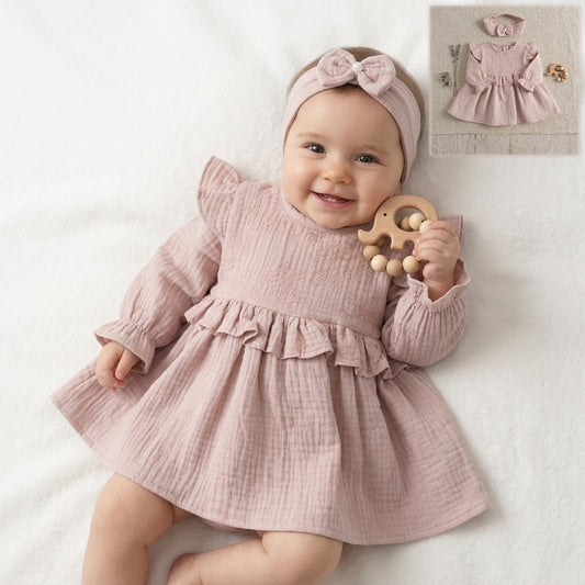 Rose Dawn – Baby Girl Dress Set