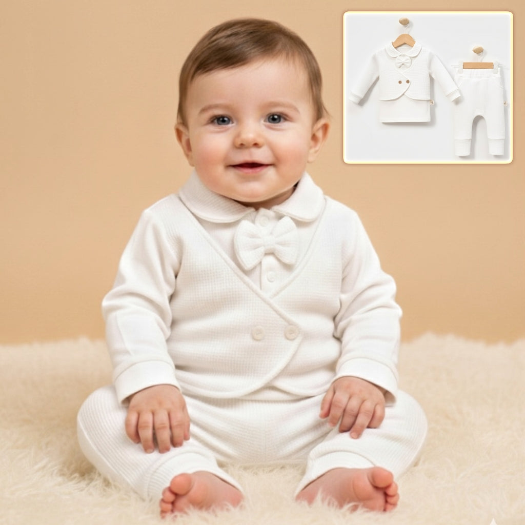 White Formal Baby Outfit