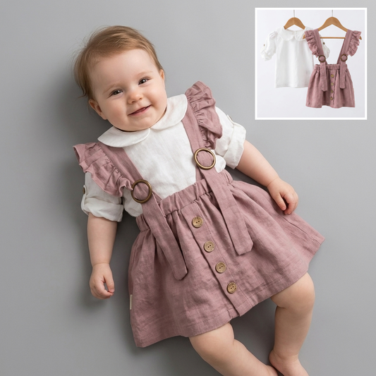 Pink Ruffle Charm – Baby Girl Outfit