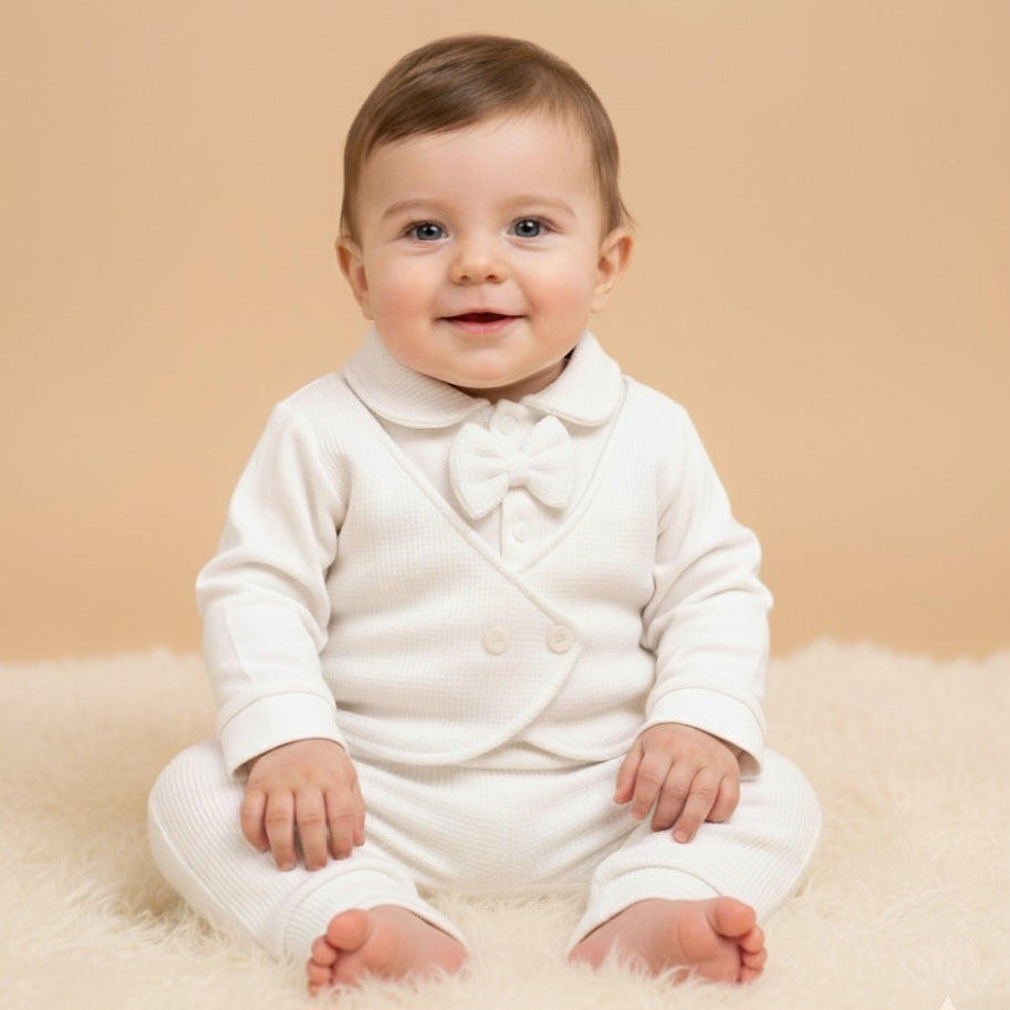 White Formal Baby Outfit