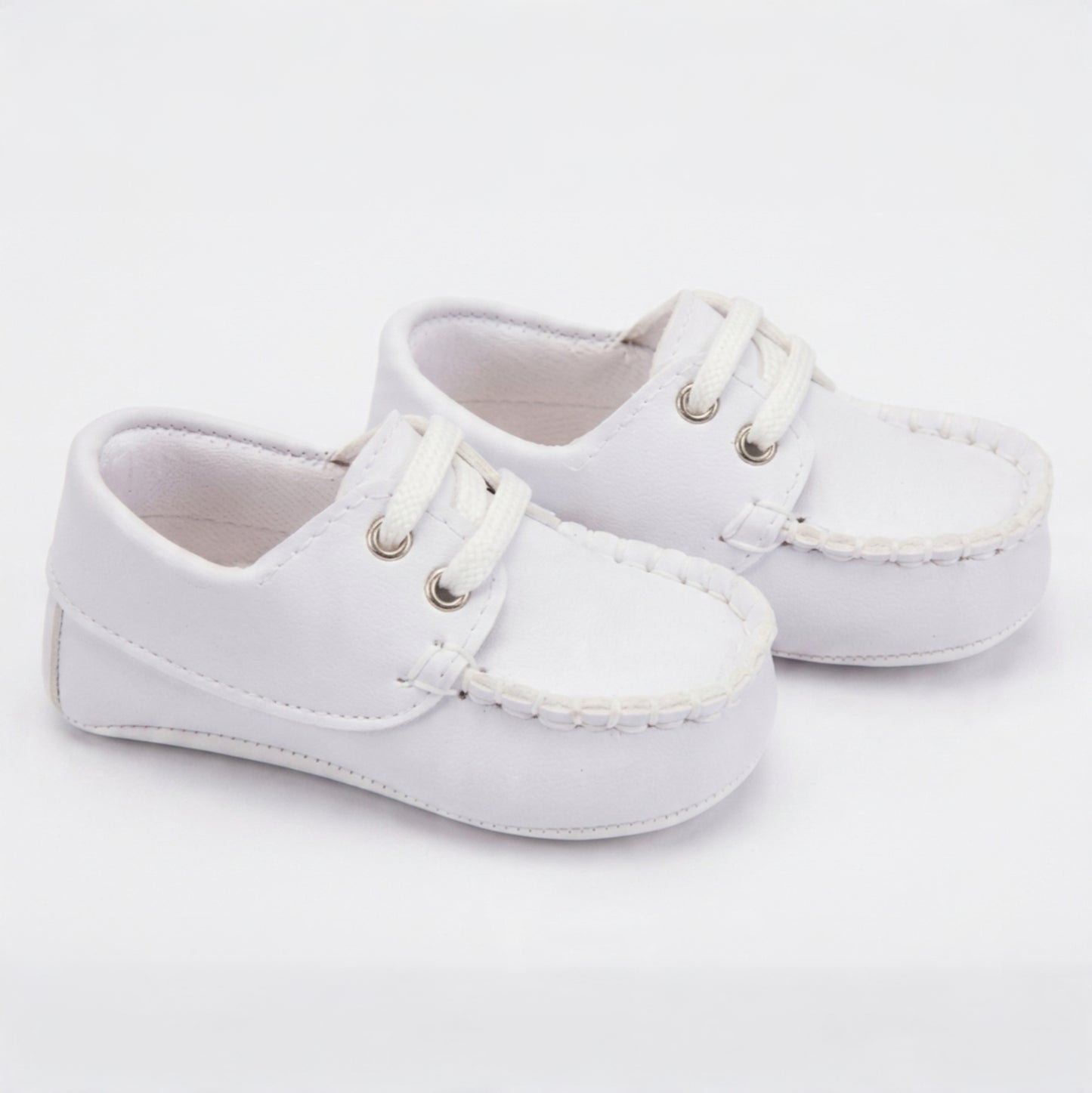 The White Classic First-Steps Boat Shoe