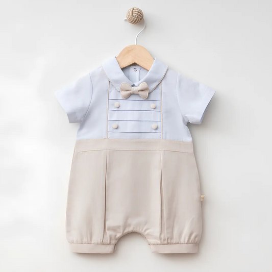 Blueberry chic Romper